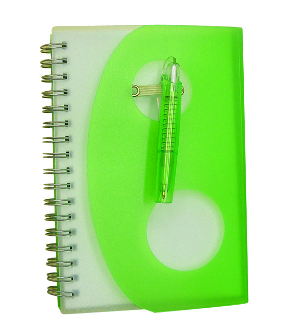 Click to view the product:Notebook A5size with pen